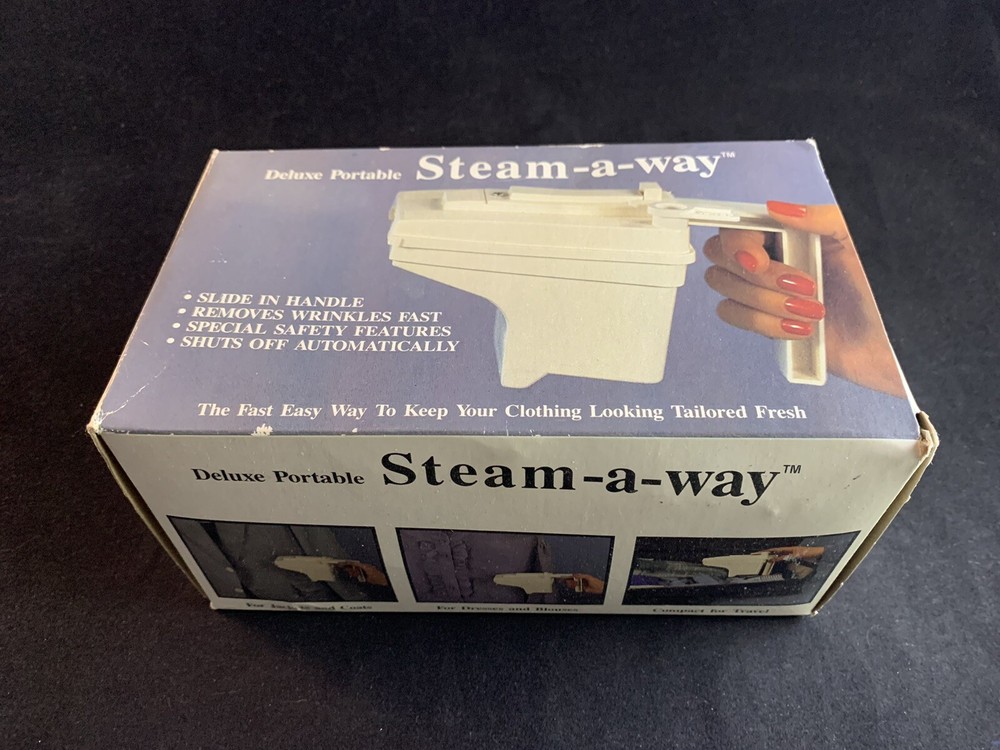 Vintage Deluxe Portable STEAM-A-WAY Portable Clothing Steamer