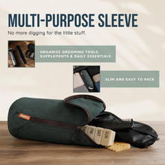 TRIPPED Travel Gear 3-Piece Travel Toiletry Bag Set | Includes Hanging Toiletry