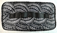 Victoria’s Secret Black Travel Panty & Bra Satin Carry Case Bag 2016 A2