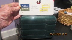 Open Story Hardside Mini Case Green 7x5x3in Polycarbonate Multiple Compartments