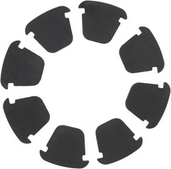 RLB-HILON 8PCS Cup Holder Insert Rubber Compatible with Chevy Silverado Black