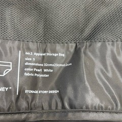 3 Black Packing Storage Bags for Travel