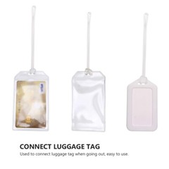100PCS PVC Id Strap Holder Luggage Strap Luggage Holder Id Strap Lanyard