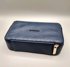 Missoni For Delta Navy Chevron Travel Toiletry Cosmetic Bag Case Zip Pouch