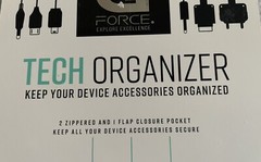 G-Force Tech Accessory Organizer Blue Explore Excellence Lightweight AdjustableN