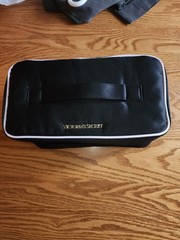 Victoria&rsquo;s Secret Satin Black & Pink Lingerie Travel Case *NWOT*
