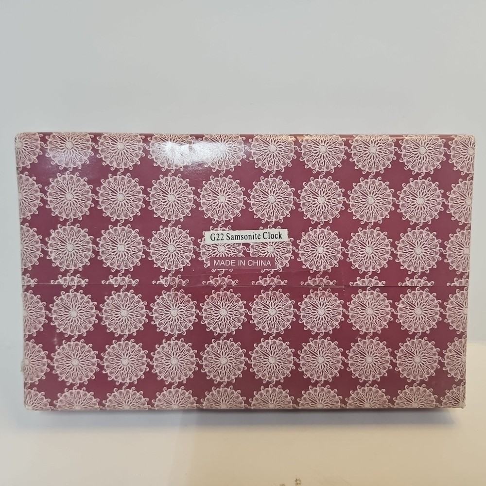 Samsonite Folding Travel Alarm Clock Compact Portable NEW In Original Gift Wrap