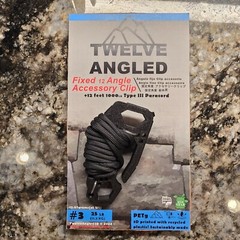Twelve Angled Accessory Clip – Backpack Fixed Angle Clip, Non Latching, Keychain