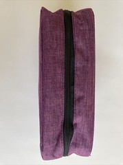 Toiletry Bag Multiple Compartments 3-Sections 8.5&Prime;x5.5&Prime;x3.5&Prime; Purple NEW