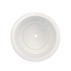 Yuanhe White Plastic Cup Drink Holder Insert with Drain for Boat 8PCS,