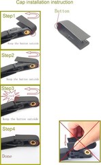 Rear Windshield Back Wiper Blade with Arm Replacement For Mercede