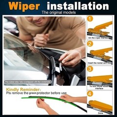 Windshield Wipers Set for Ford Escape 2013-2019 – 28&Prime; Front & 11&Prime; Rear 3 Pack