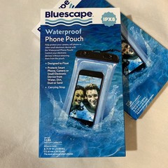 (2 pack) Bluescape Universal Waterproof Phone Pouch ~ Cruise Pouch Black & Clear