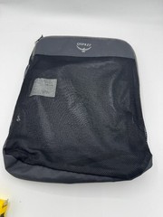 Osprey Ultralight Packing Cube Mesh Zip Travel Organizer Black Gray