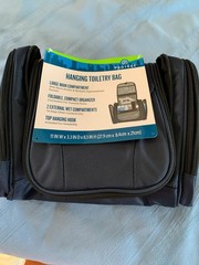 Protege Hanging Toiletry Kit Bag New 11 wide x 3.3 D x 8.3&Prime; H