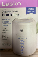 Lasko – UH150 – Small Ultrasonic Cool Mist Personal Humidifier