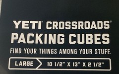 Yeti High-Vis Limited Edition Crossroads Packing Cube Large Firefly Yellow