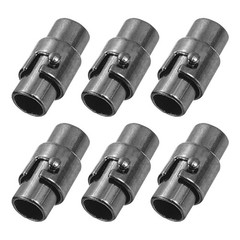 6 pcs for lanyard, magnetic separators 0.2&Prime;, bronze