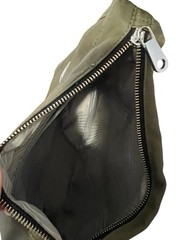 Free Spirit Nylon Crossbody Sling Shoulder Bag – Olive Green – Unisex