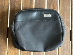 TUMI for Delta Airline Amenity Kit Travel Zipper Pouch Gray Black