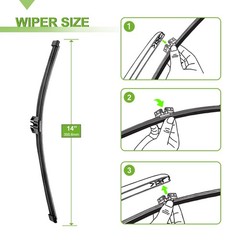 ® Windshield Wiper Blades for Ford Edge 2015-2025, 3 Pack