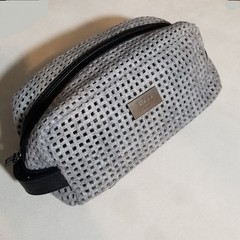 BOSS Hugo Boss Parfums Toiletry Bag 9&Prime;×4.5&Prime;×5&Prime; Travel Zippered Case Trousse NEW