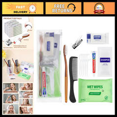 Travel Size Toiletries Kit – Personal Hygiene Essentials for Men & Women, Indivi