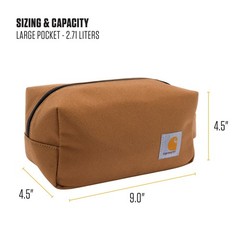 Carhartt Durable Travel Kit Organize Essentials W/the Water Resistance Free