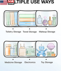 Clear Toiletry Bag, 2 Pack TSA Approved Travel Toiletry Bag Carry on Travel Acce