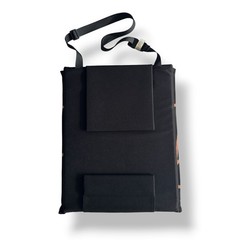 Bubba Board Airplane Travel Seat Extender Black/Orange Adjustable Carrying Strap