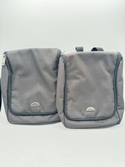 Samsonite Set of 2 Black Hanging Compact Toiletry Bag Travel Organizer Unisex