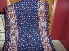 Vera Bradley long garment bag in retired blue golf pattern EUC