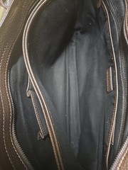 Mark & Graham Leather Briefcase Laptop Bag Chocolate Classic Satchel
