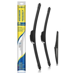 3 Pack Windshield Wiper Blades for Scion xD 20082014 Front & Rear Set » »