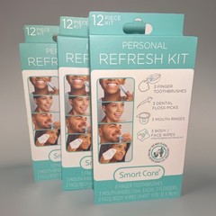 Lot Of 3 Smart Care Personal Refresh Kit Travel Set 12 Pcs Survival Prepper