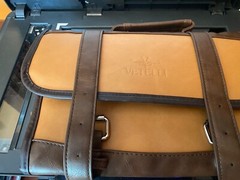 Vetelli Hanging Italian Leather Men&rsquo;s Toiletry Bag Dopp Kit Brand NEW & Sleeve