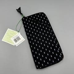 Vera Bradley Travel Organizer Wallet Alpine Black Retired Passport ID Holder NOS