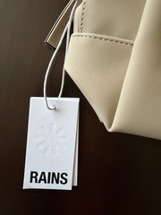 RAINS Wash Bag Small Sand Travel Organizer Toiletry Dopp Kit Makeup Case