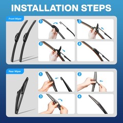 JARHOT Wiper Blades Toyota Highlander 2020-2023 26/18/10
