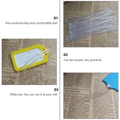 100 Pcs Luggage Luggage Straps Identification Set Strap