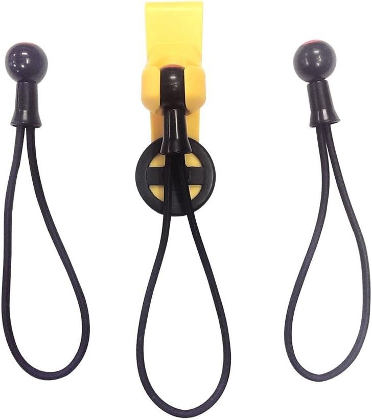 Superior Parts BL2-3BM Belt Clip Tool Holder System with 3 Ball Bungees Black