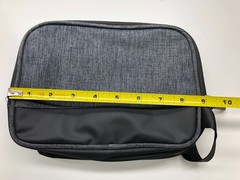 Swiss Gear Travel Bag Toiletries Gray Mens Zip Handle Organizer Compartments