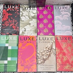 LUXE City Guides Purple Suede Box Set Of 9 Madrid Rome Tokyo Hanoi London More