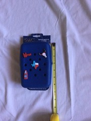 Silicone Water Bottle Bag by SWC w/ Texas Charms Zipper Top Adjustable Straps