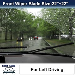 Front Windshield Wiper Blades for VW Beetle MK4 2011-2020 – 22 Inch 22 Inch