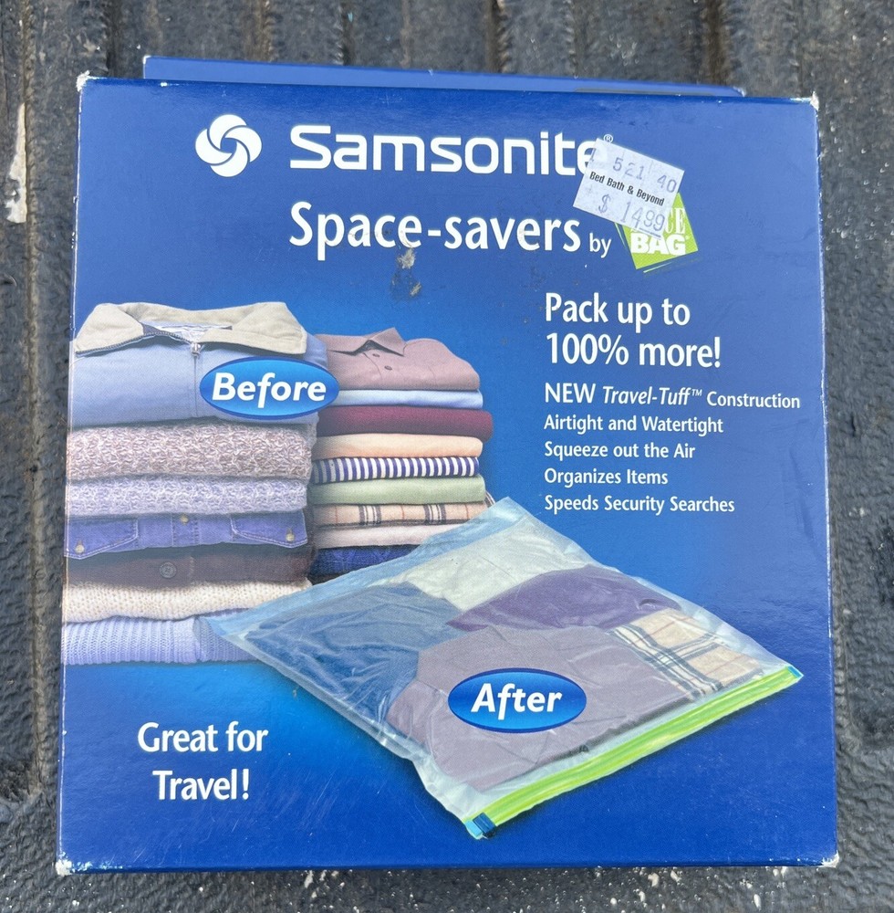Samsonite space – saver travel bags by space bags