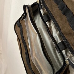 Ricardo Beverly Hills Toiletry Bag Shaving Makeup Brown Travel Dopp Kit Hanging