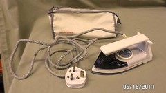 1074D Morphy Richards ENGLAND Travel Steam Iron Dual Voltage WORKS OVERSEAS