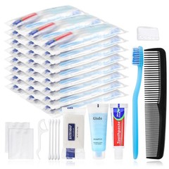 50 Basic Toiletry Kits – Travel Size Hygiene Kits for Homeless Care Packages, 10