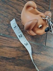 BATH & BODY WORKS Happy Dog brown Puppy POCKET *BAC HOLDER keychain